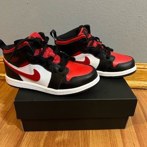 Black and red air Jordan’s